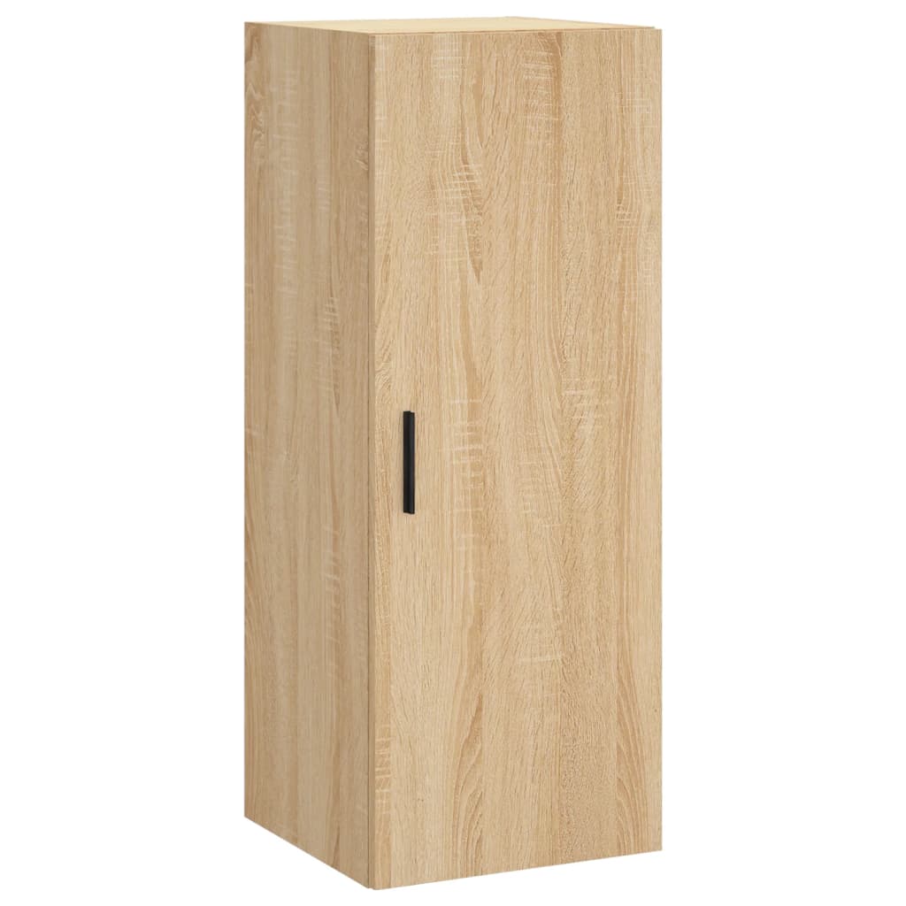 skab 34,5x34x180 cm konstrueret træ sonoma-eg