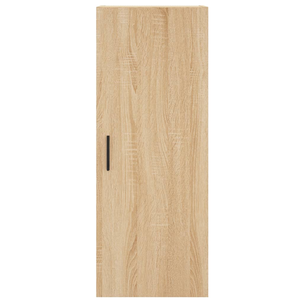 skab 34,5x34x180 cm konstrueret træ sonoma-eg