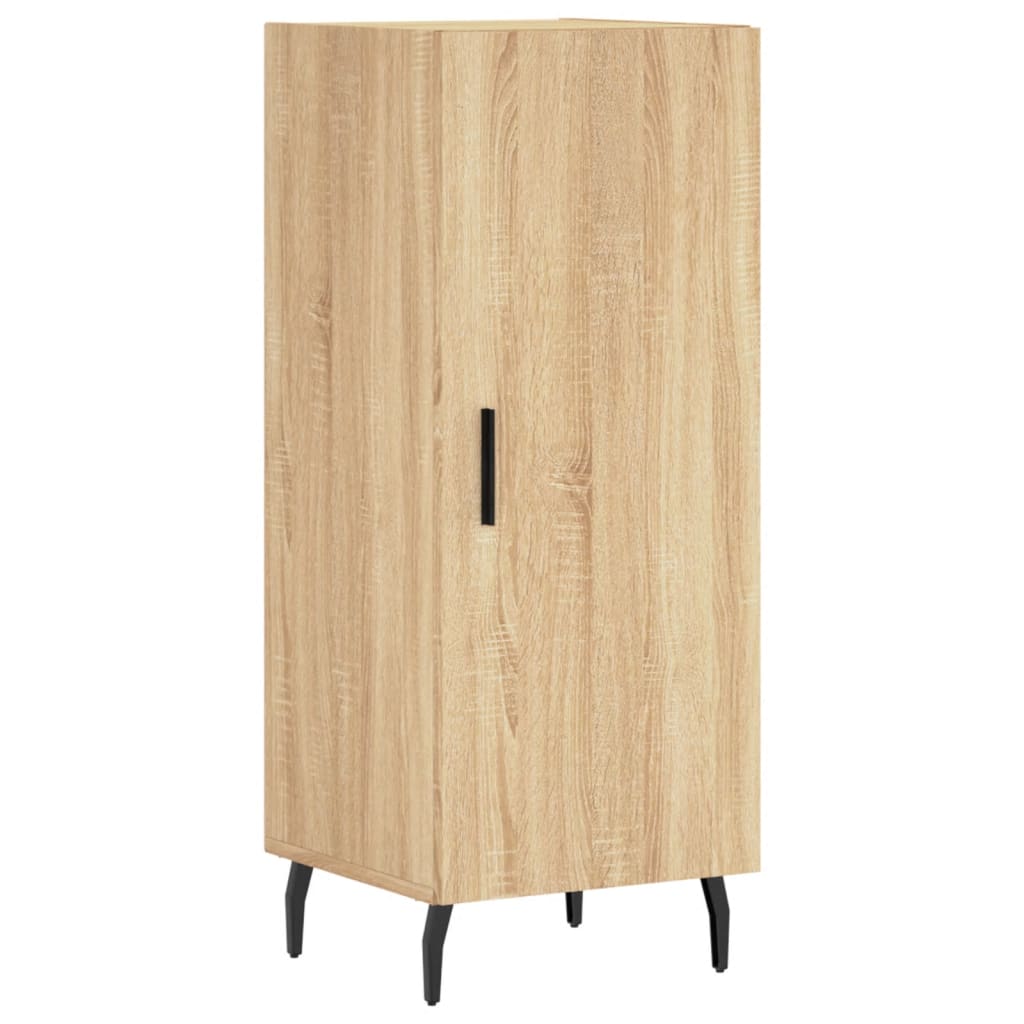 skab 34,5x34x180 cm konstrueret træ sonoma-eg