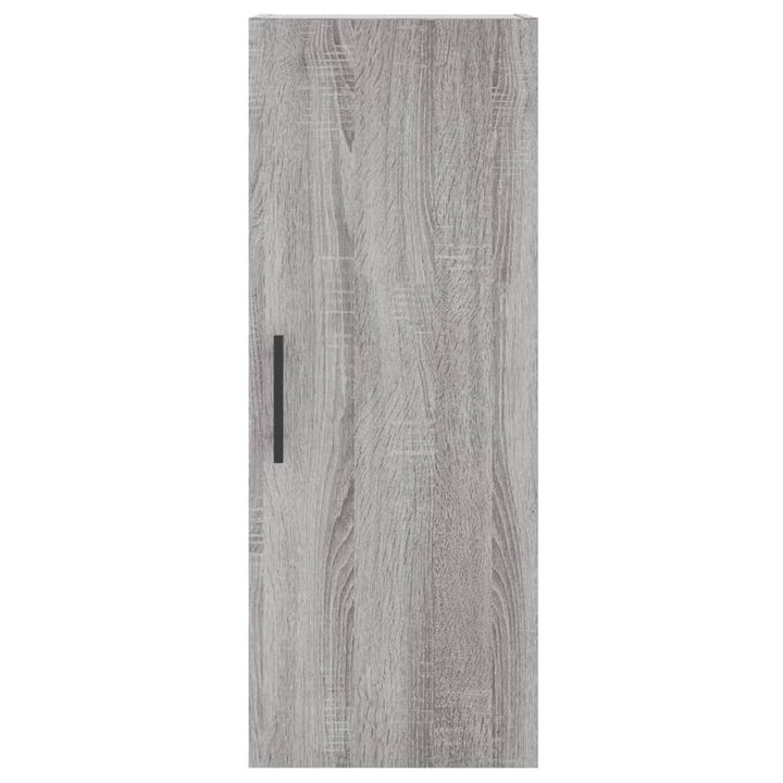 højskab 34,5x34x180 cm konstrueret træ grå sonoma-eg