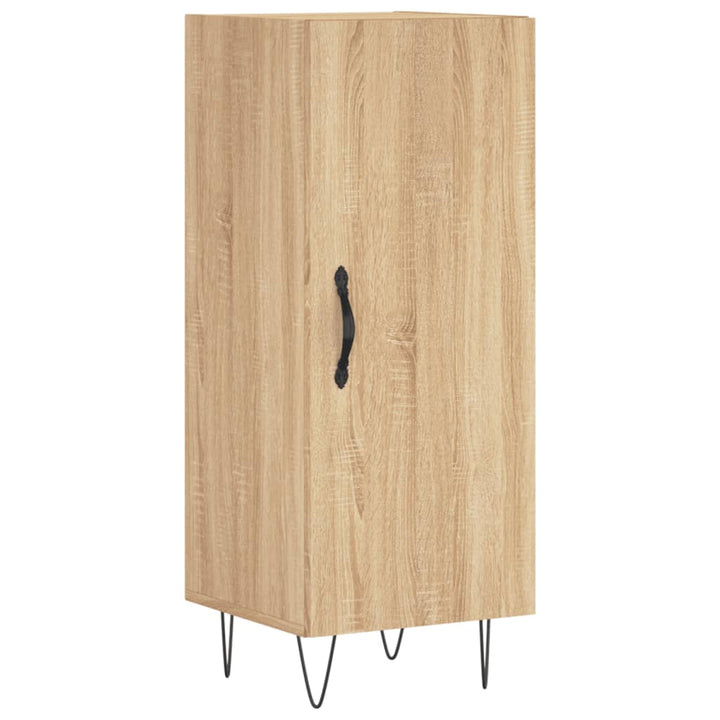 skab 34,5x34x180 cm konstrueret træ sonoma-eg