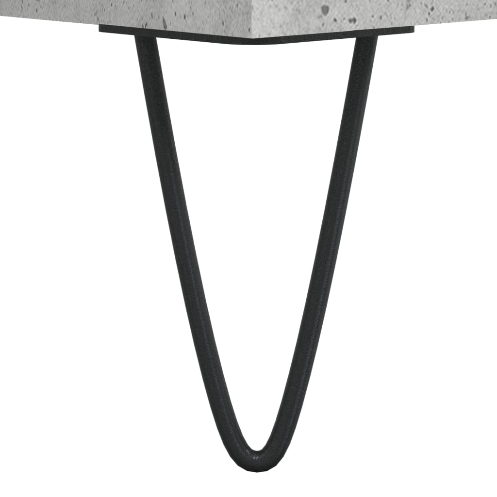 skab 34,5x34x180 cm konstrueret træ betongrå