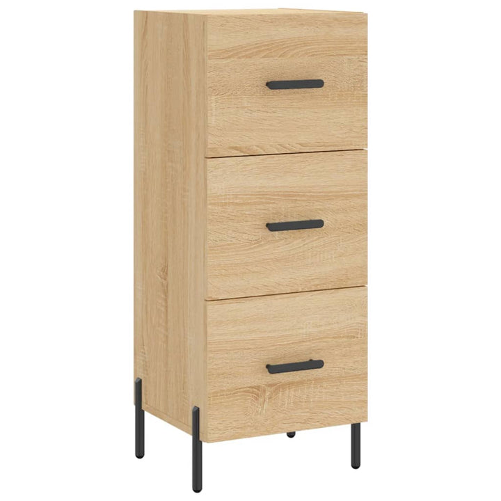 skab 34,5x34x180 cm konstrueret træ sonoma-eg