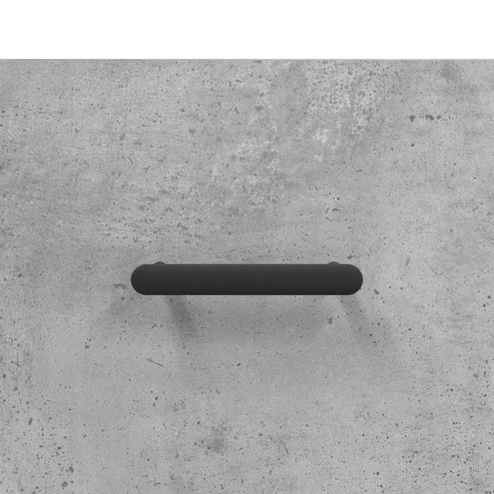 skab 34,5x34x180 cm konstrueret træ betongrå