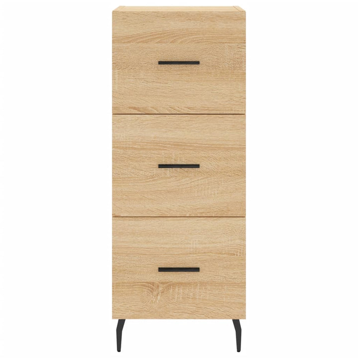 skab 34,5x34x180 cm konstrueret træ sonoma-eg
