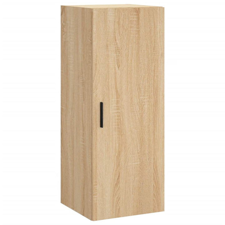 skab 34,5x34x180 cm konstrueret træ sonoma-eg