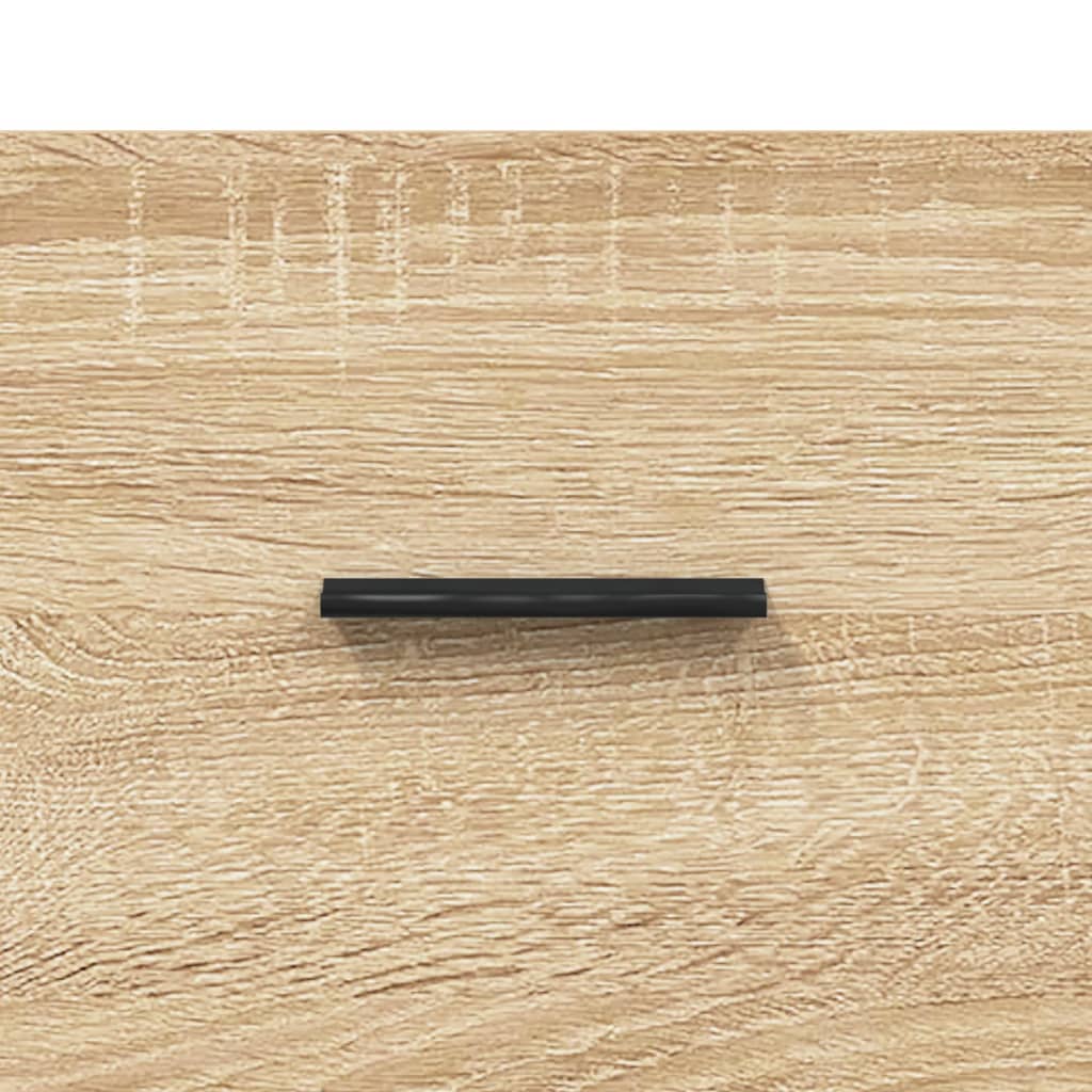 skab 34,5x34x180 cm konstrueret træ sonoma-eg