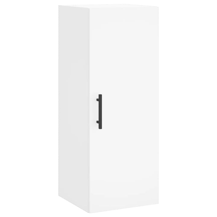 skab 34,5x34x180 cm konstrueret træ hvid