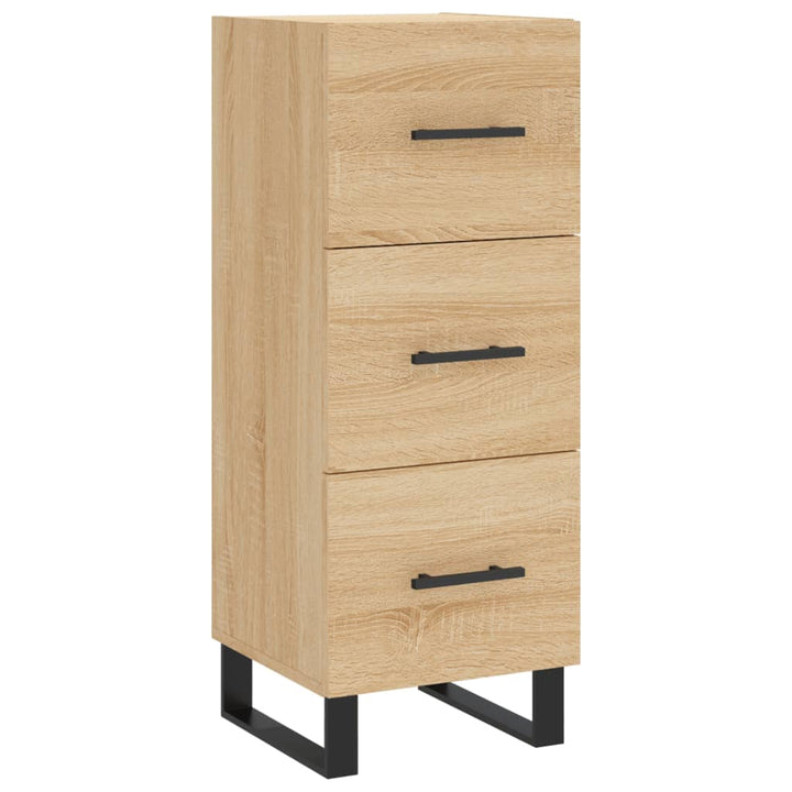 skab 34,5x34x180 cm konstrueret træ sonoma-eg