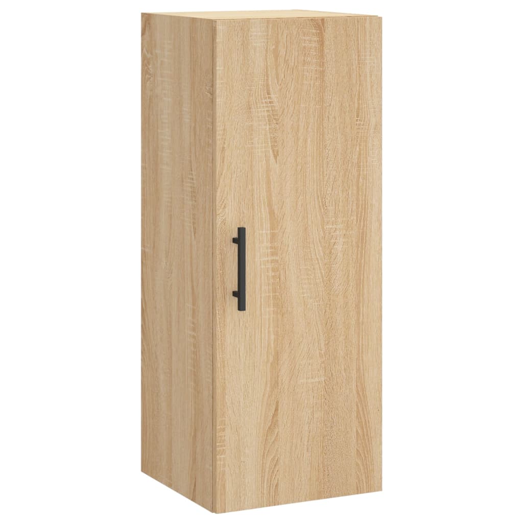 skab 34,5x34x180 cm konstrueret træ sonoma-eg
