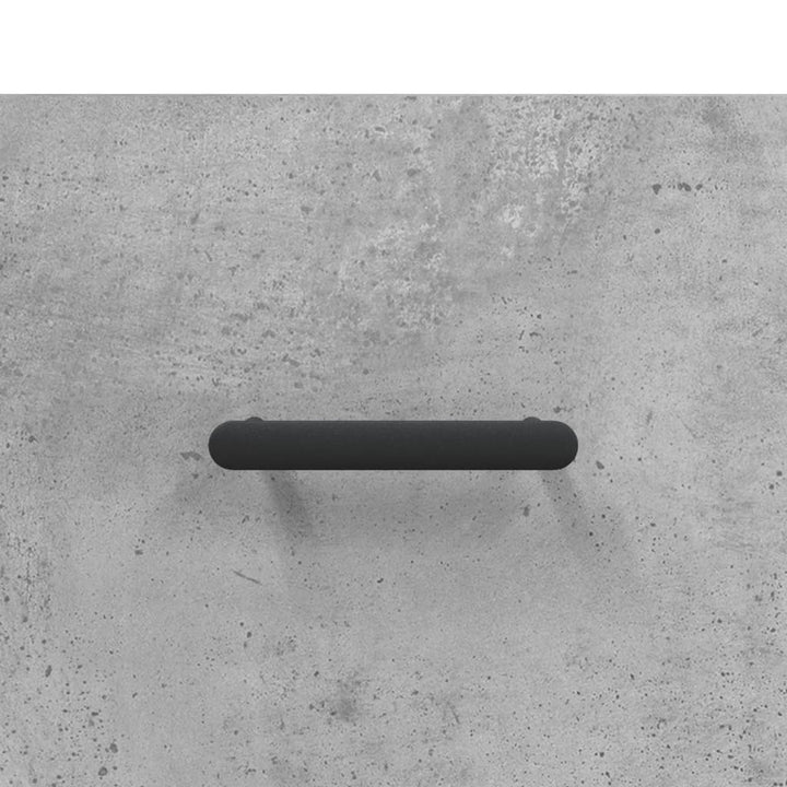 skab 34,5x34x180 cm konstrueret træ betongrå