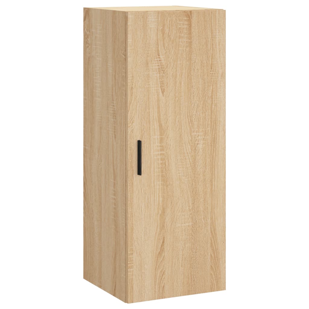 skab 34,5x34x180 cm konstrueret træ sonoma-eg