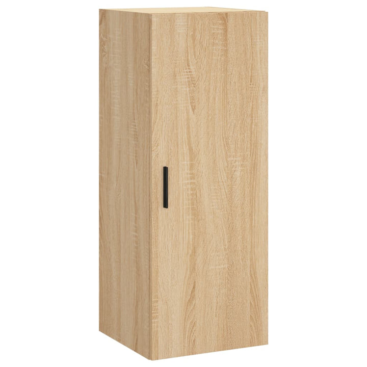 skab 34,5x34x180 cm konstrueret træ sonoma-eg
