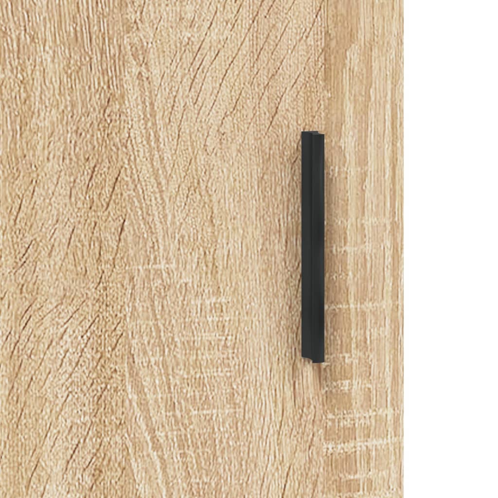 skab 34,5x34x180 cm konstrueret træ sonoma-eg