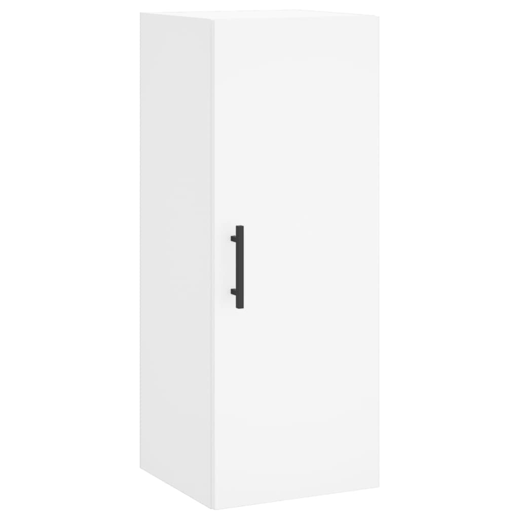 skab 34,5x34x180 cm konstrueret træ hvid