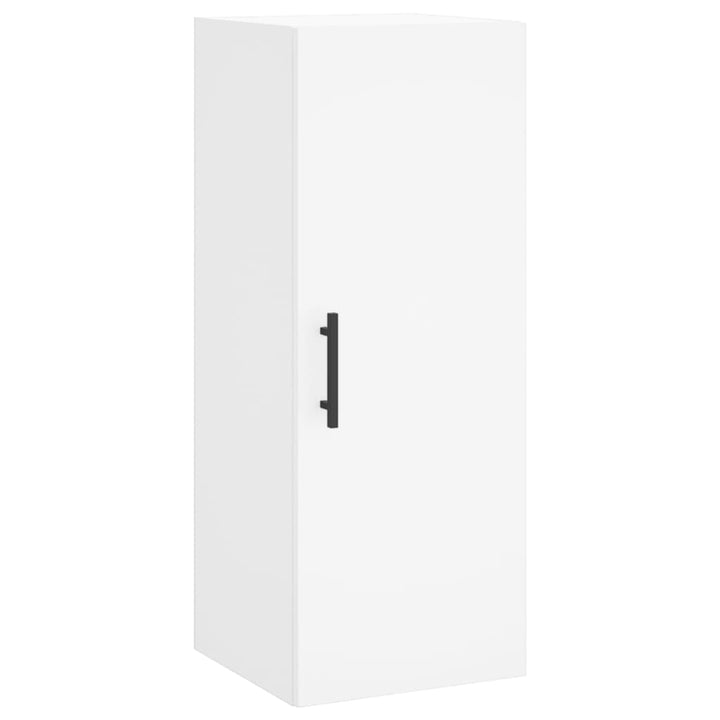 skab 34,5x34x180 cm konstrueret træ hvid