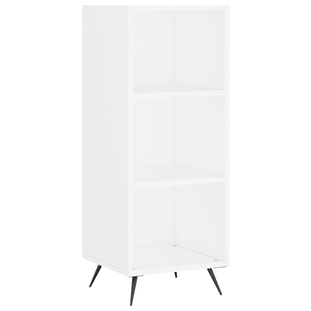 skab 34,5x34x180 cm konstrueret træ hvid