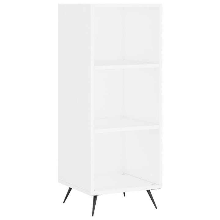 skab 34,5x34x180 cm konstrueret træ hvid