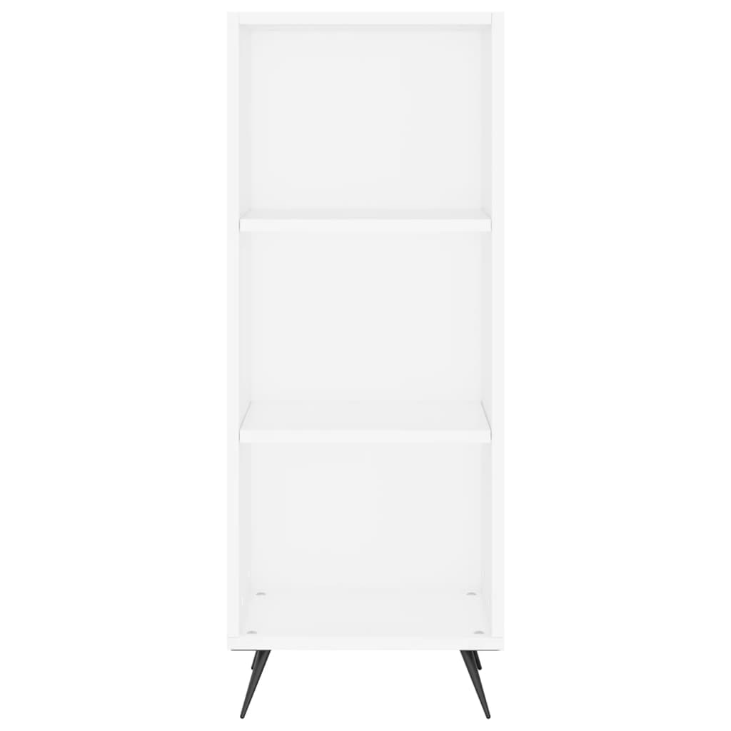 skab 34,5x34x180 cm konstrueret træ hvid