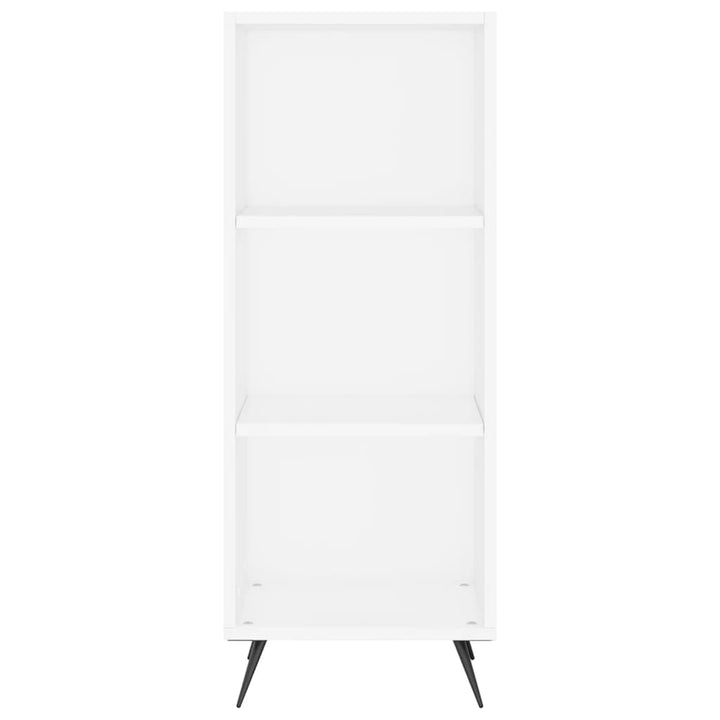 skab 34,5x34x180 cm konstrueret træ hvid