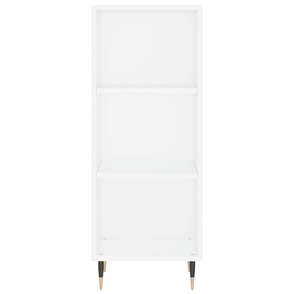 skab 34,5x34x180 cm konstrueret træ hvid