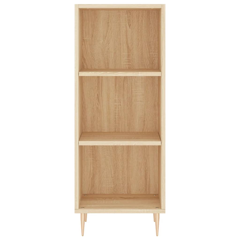 skab 34,5x34x180 cm konstrueret træ sonoma-eg
