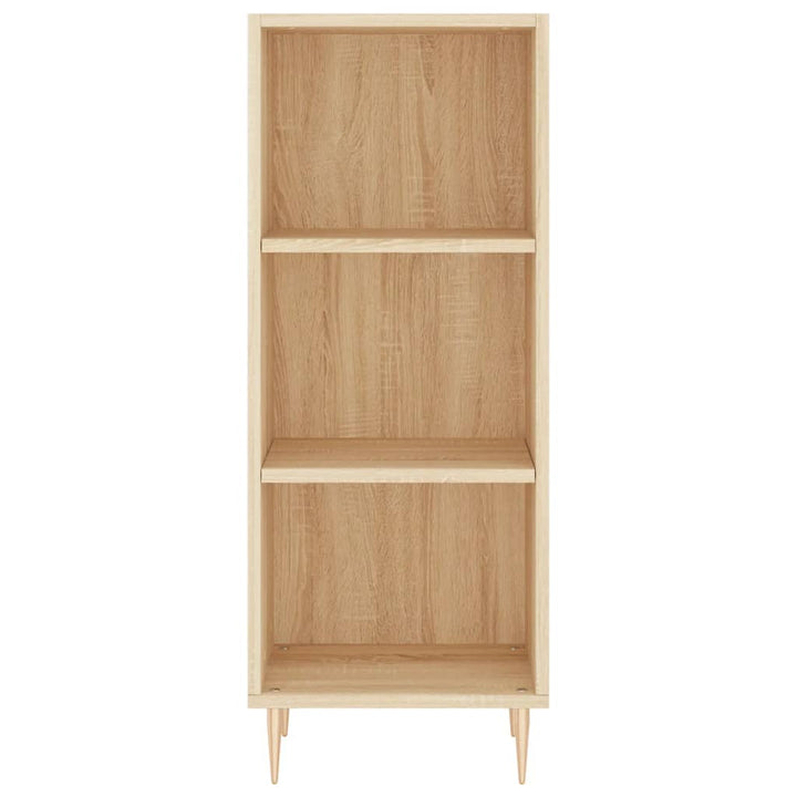 skab 34,5x34x180 cm konstrueret træ sonoma-eg