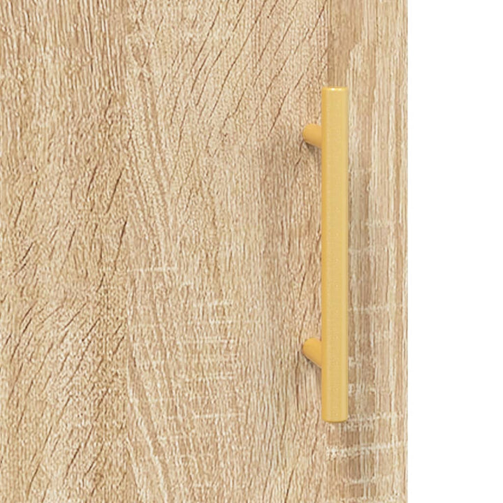 skab 34,5x34x180 cm konstrueret træ sonoma-eg