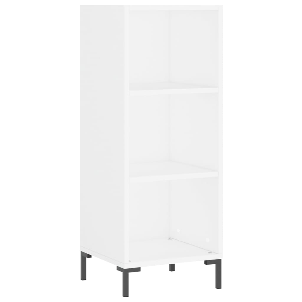 skab 34,5x34x180 cm konstrueret træ hvid