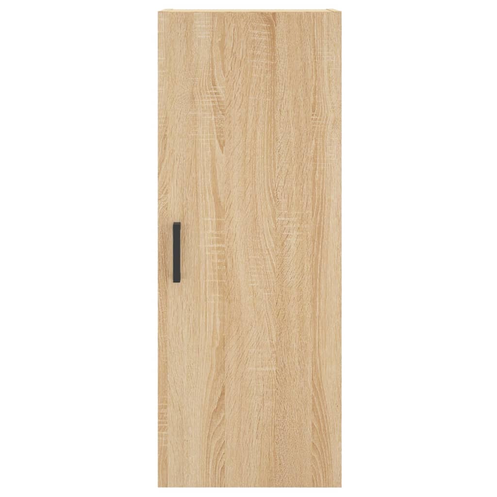 skab 34,5x34x180 cm konstrueret træ sonoma-eg