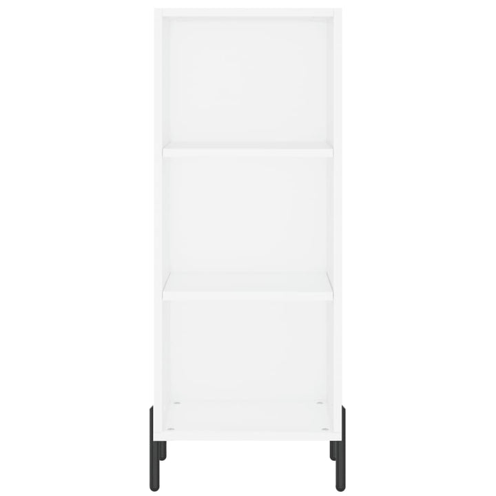 skab 34,5x34x180 cm konstrueret træ hvid