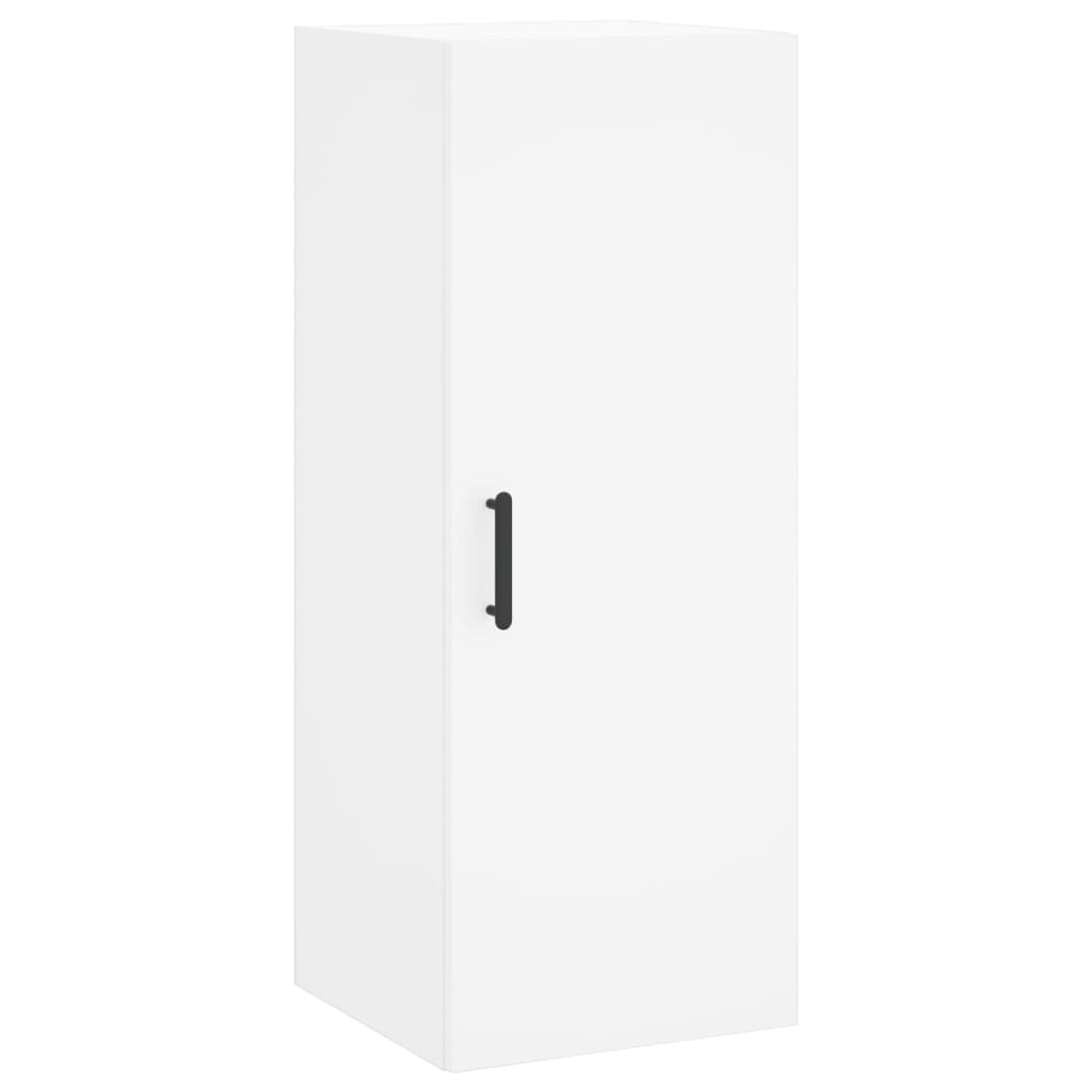 skab 34,5x34x180 cm konstrueret træ hvid