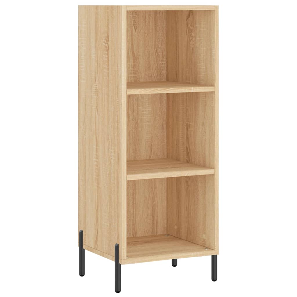 skab 34,5x34x180 cm konstrueret træ sonoma-eg