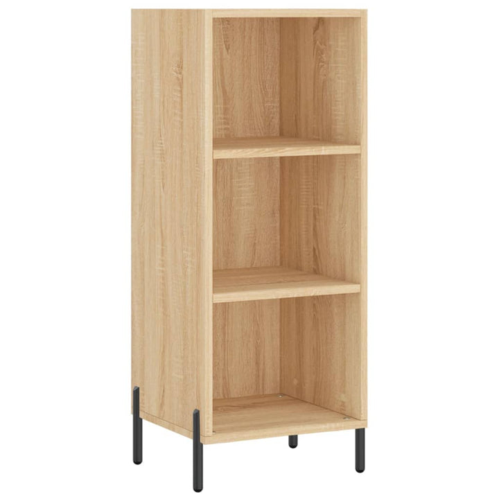 skab 34,5x34x180 cm konstrueret træ sonoma-eg