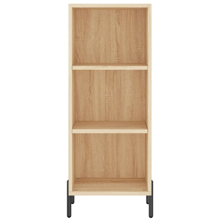 skab 34,5x34x180 cm konstrueret træ sonoma-eg