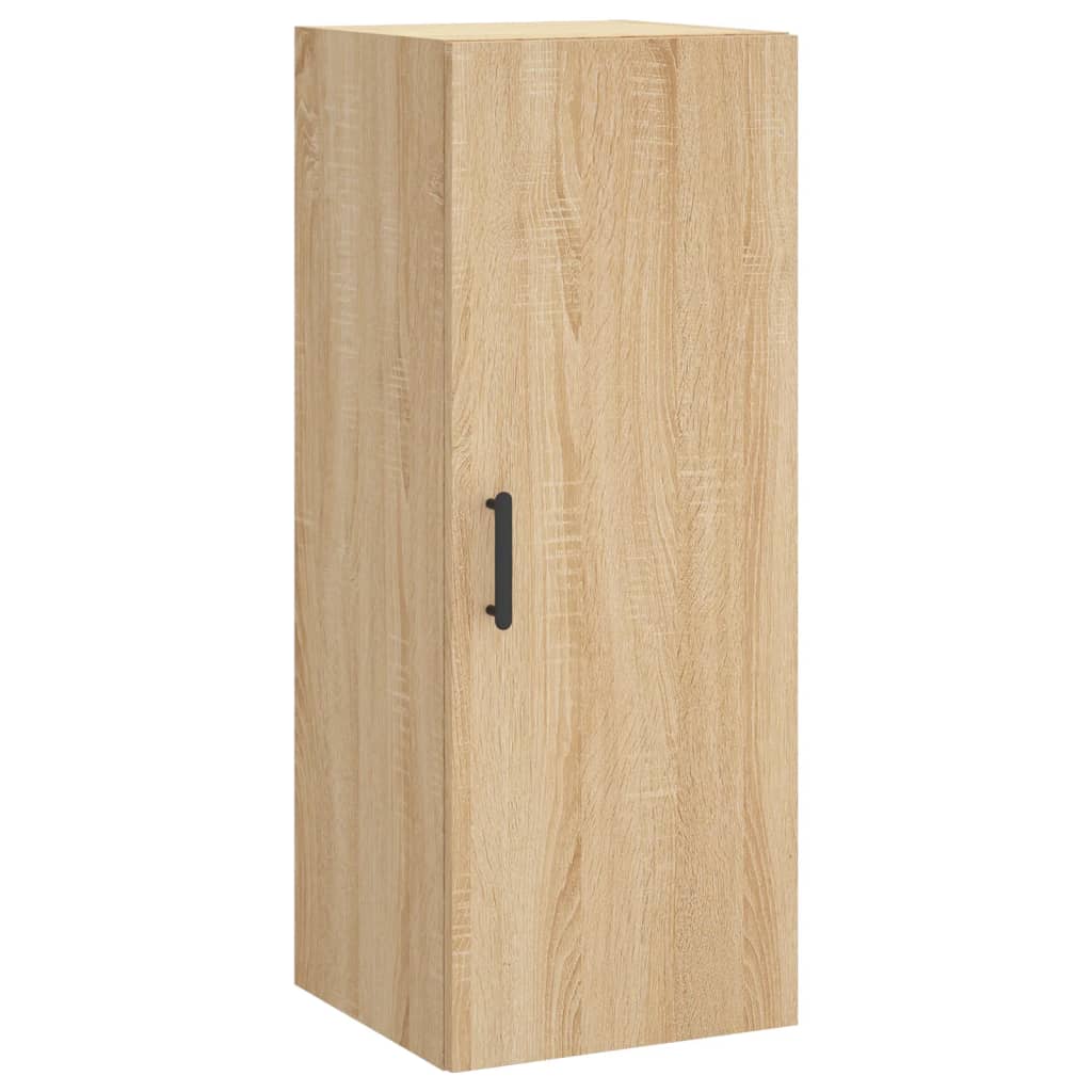 skab 34,5x34x180 cm konstrueret træ sonoma-eg