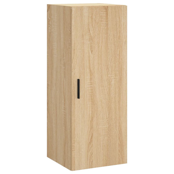 skab 34,5x34x180 cm konstrueret træ sonoma-eg