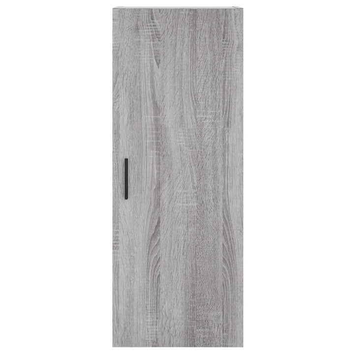 højskab 34,5x34x180 cm konstrueret træ grå sonoma-eg