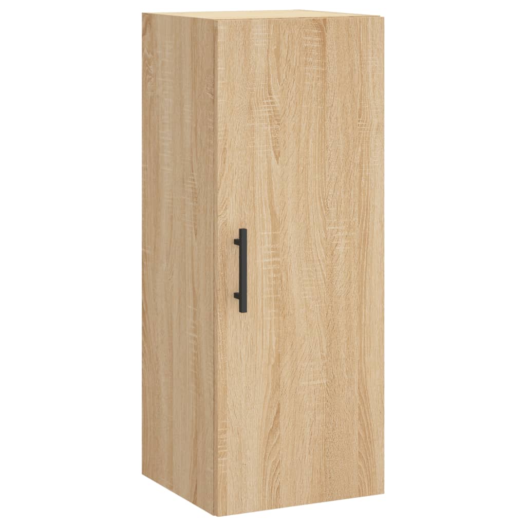 skab 34,5x34x180 cm konstrueret træ sonoma-eg