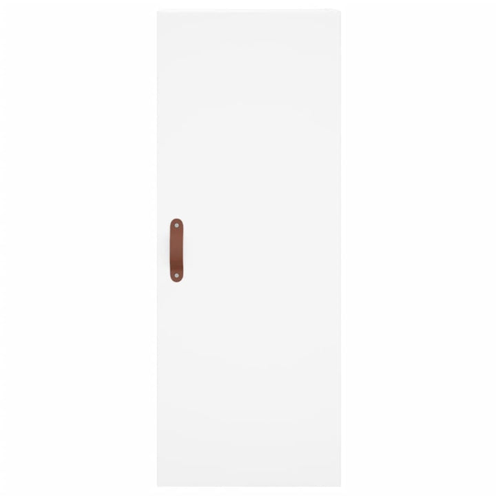 skab 34,5x34x180 cm konstrueret træ hvid