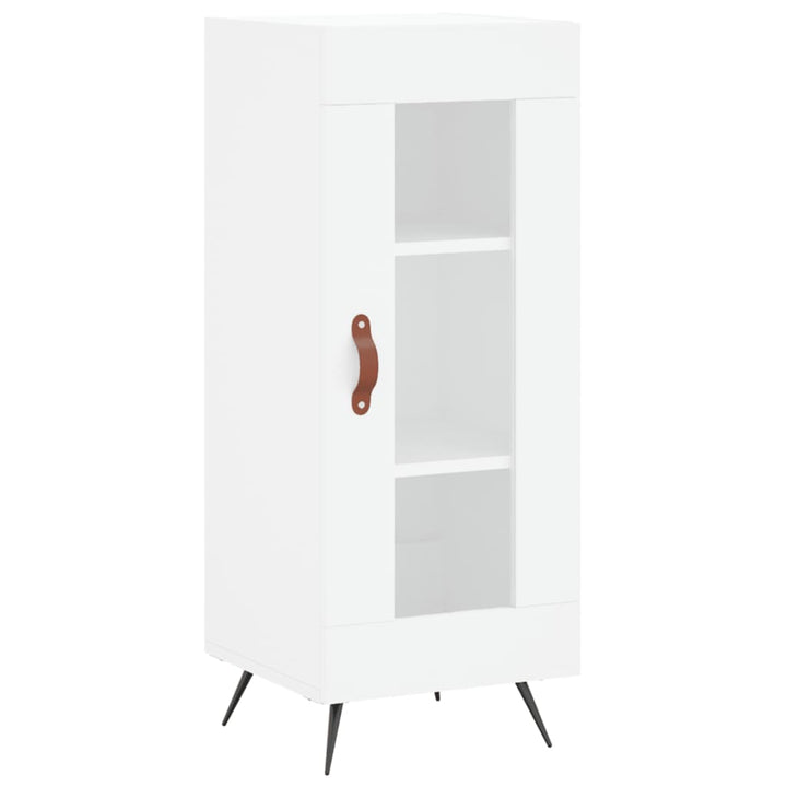 skab 34,5x34x180 cm konstrueret træ hvid