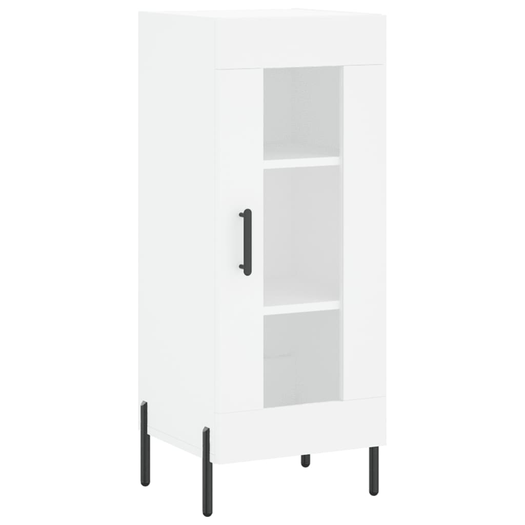 skab 34,5x34x180 cm konstrueret træ hvid