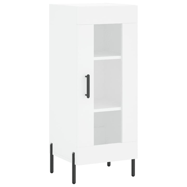skab 34,5x34x180 cm konstrueret træ hvid