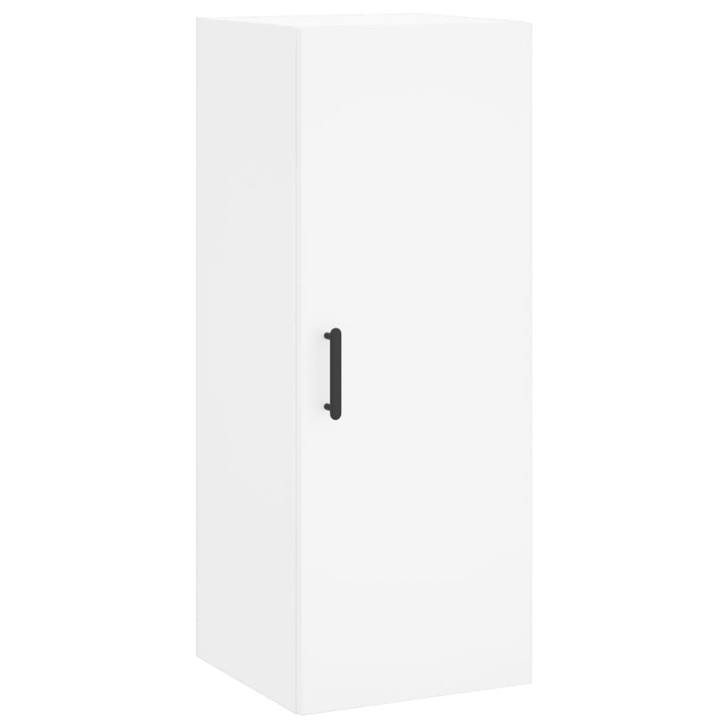 skab 34,5x34x180 cm konstrueret træ hvid