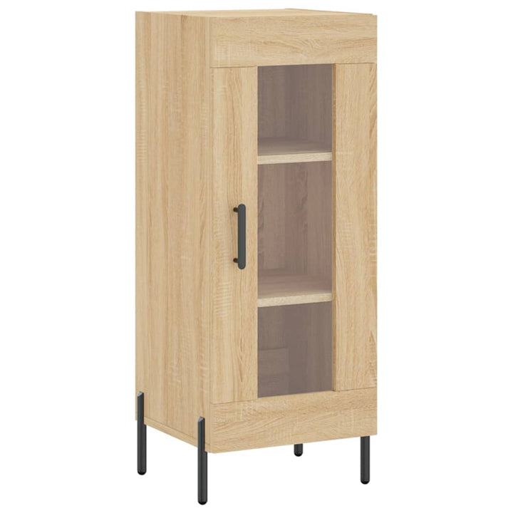 skab 34,5x34x180 cm konstrueret træ sonoma-eg