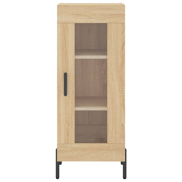 skab 34,5x34x180 cm konstrueret træ sonoma-eg