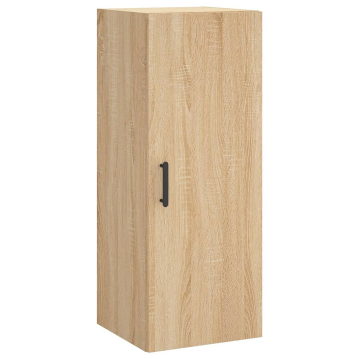 skab 34,5x34x180 cm konstrueret træ sonoma-eg