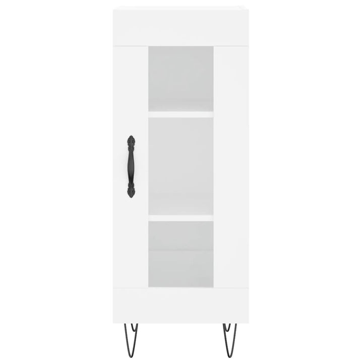 skab 34,5x34x180 cm konstrueret træ hvid