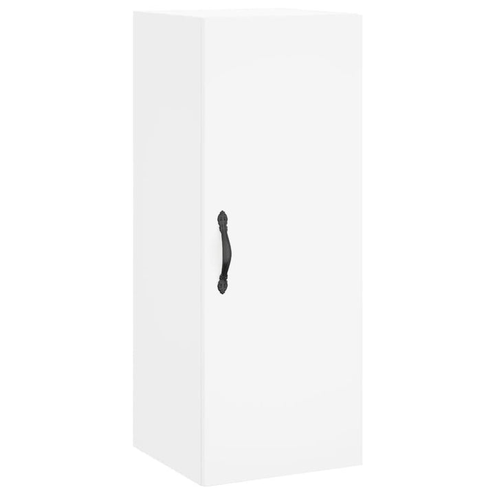 skab 34,5x34x180 cm konstrueret træ hvid