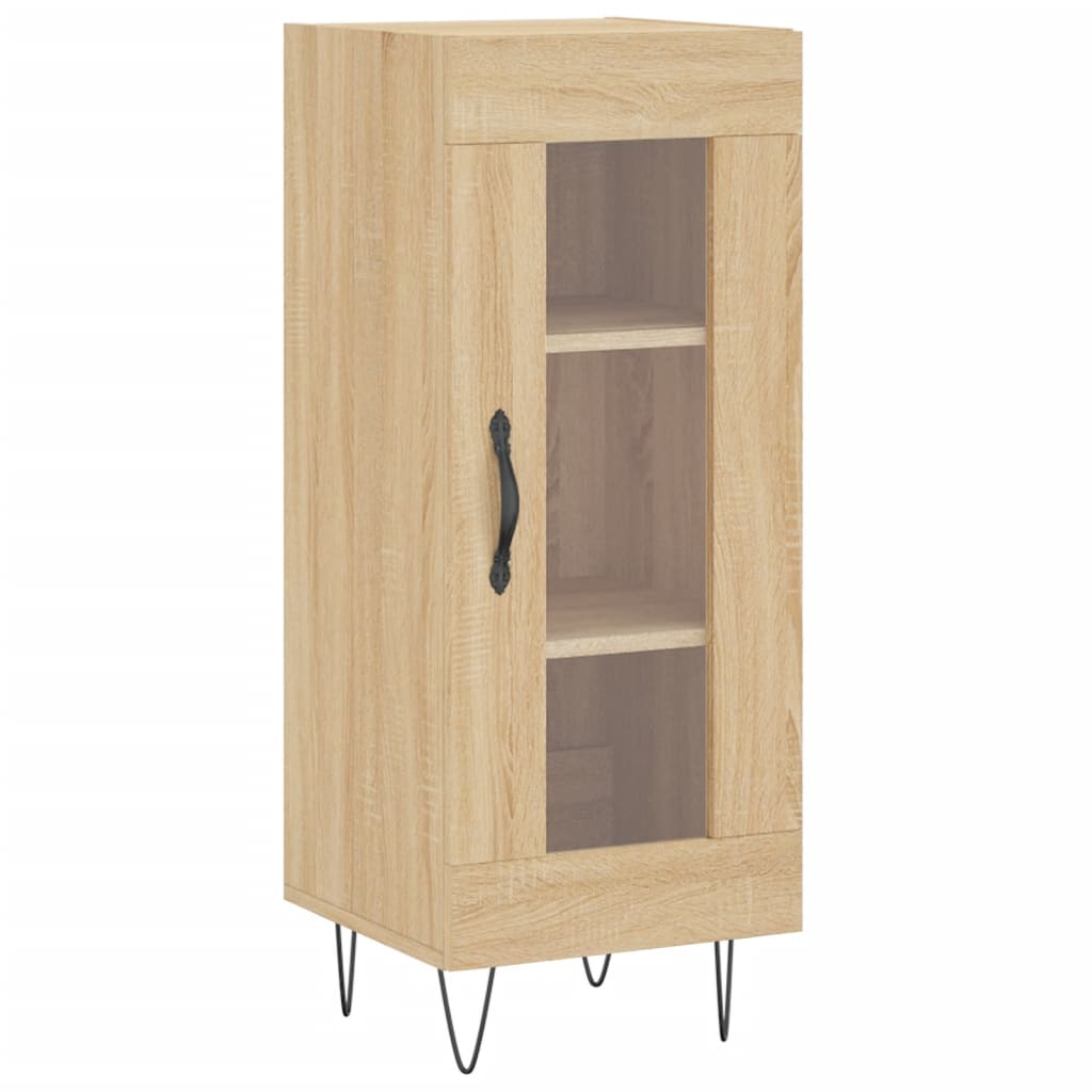 skab 34,5x34x180 cm konstrueret træ sonoma-eg